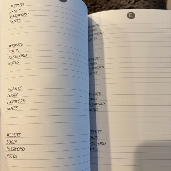 Floral Password Journal - Picture 2 of 2